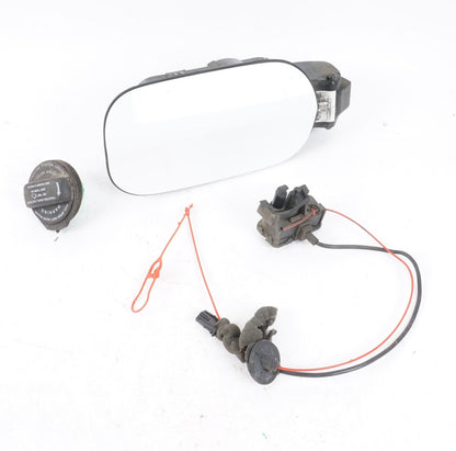 11-17 AUDI A8L A8 GAS FUEL TANK DOOR W/ CAP & ACTUATOR  OEM