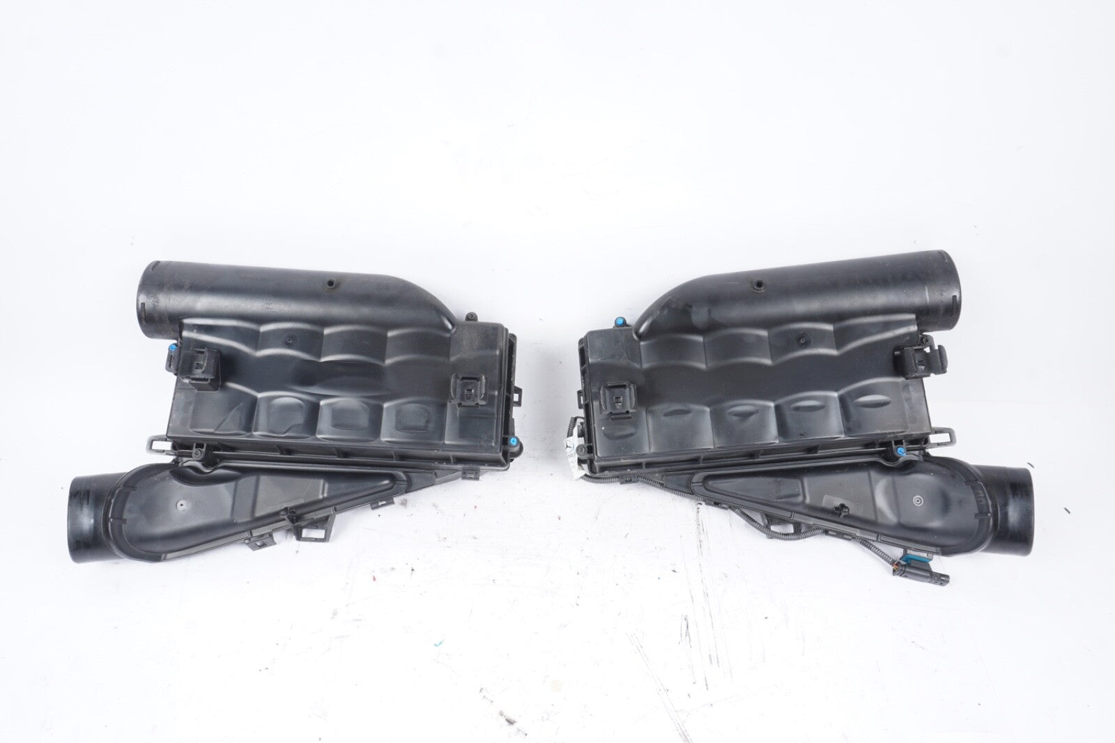 12-17 MERCEDES S550 4.6L LEFT RIGHT SIDE ENGINE AIR INTAKE CLEANER BOX OEM