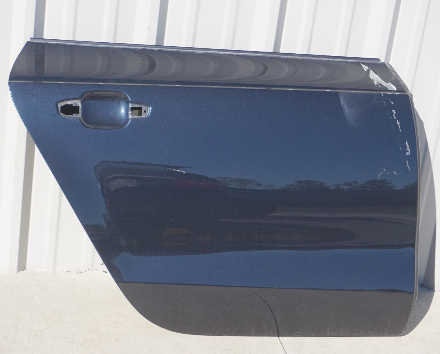 2012 - 2017 AUDI A7 REAR RIGHT PASSENGER SIDE DOOR SHELL OEM BLUE