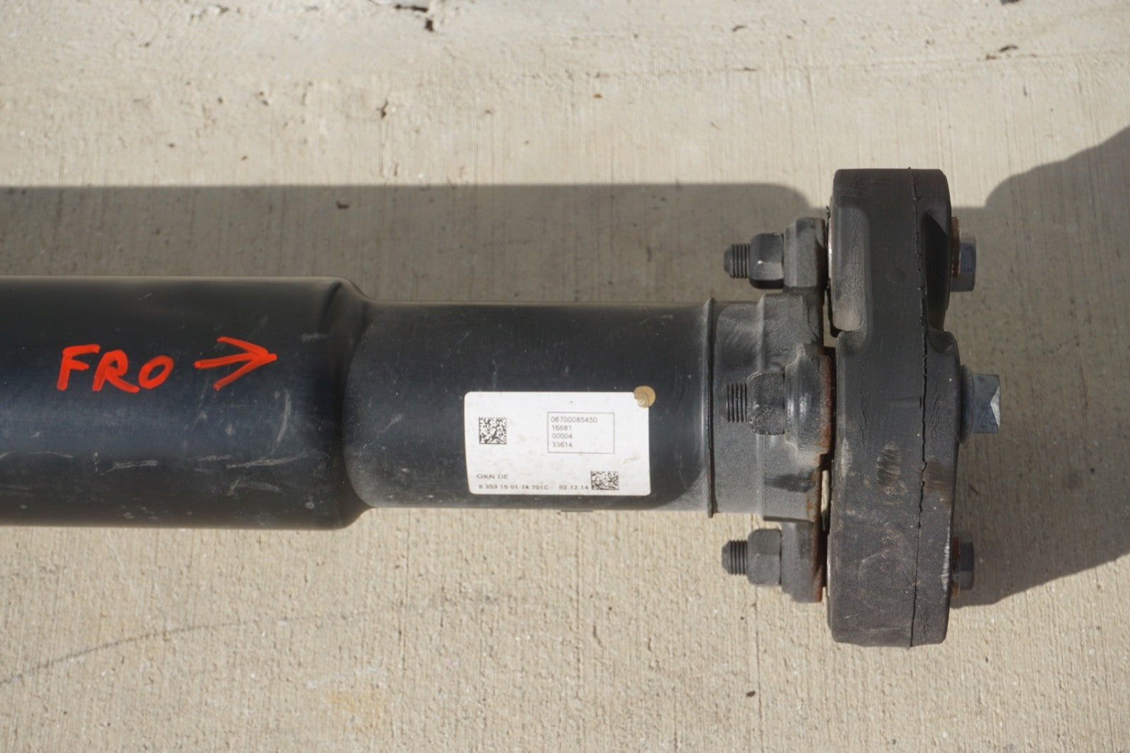 2014 - 2017 Maserati Ghibli 3.0L RWD Rear Drive Shaft Propeller OEM
