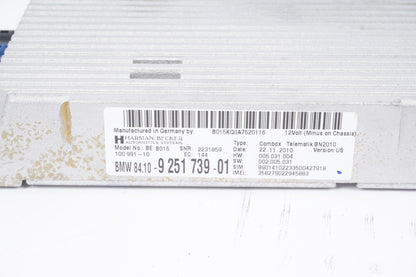 12-15 BMW 3 4 5 6 7 BLUETOOTH COMMUNICATION GPS CONTROL MODULE 9257153 OEM