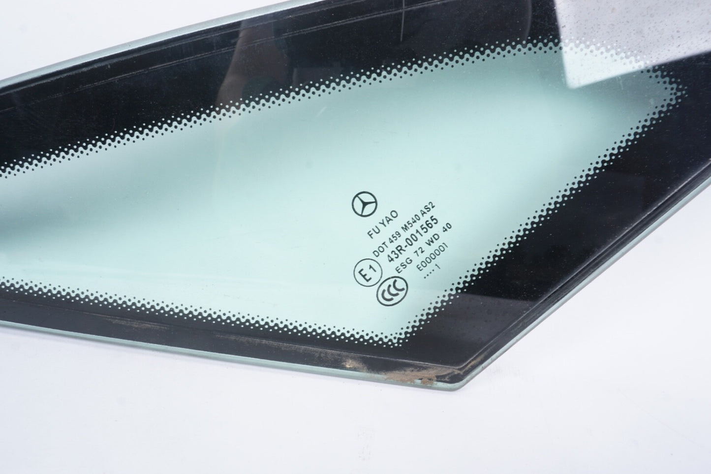 10-17 Mercedes W207 E350 E550 Coupe Rear Left Driver Side Quarter Window Glass