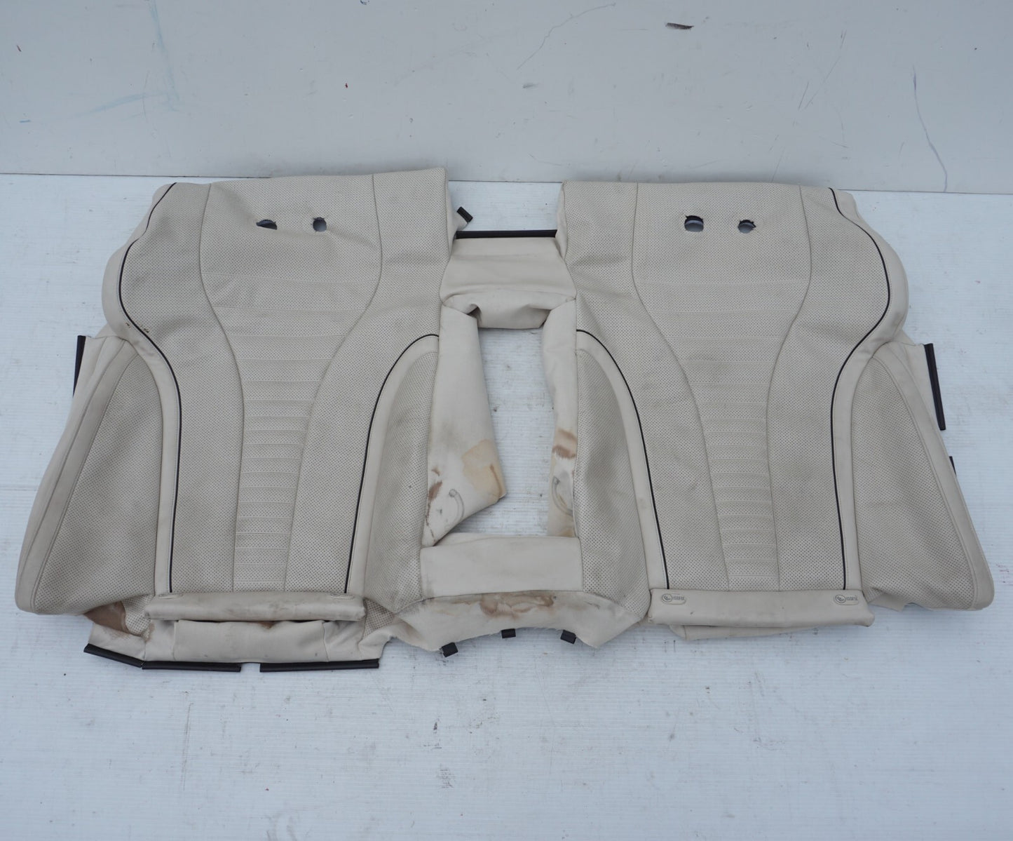 14 - 17 Mercedes S550 W222 Rear Seat Back Top Cushion Cover OEM
