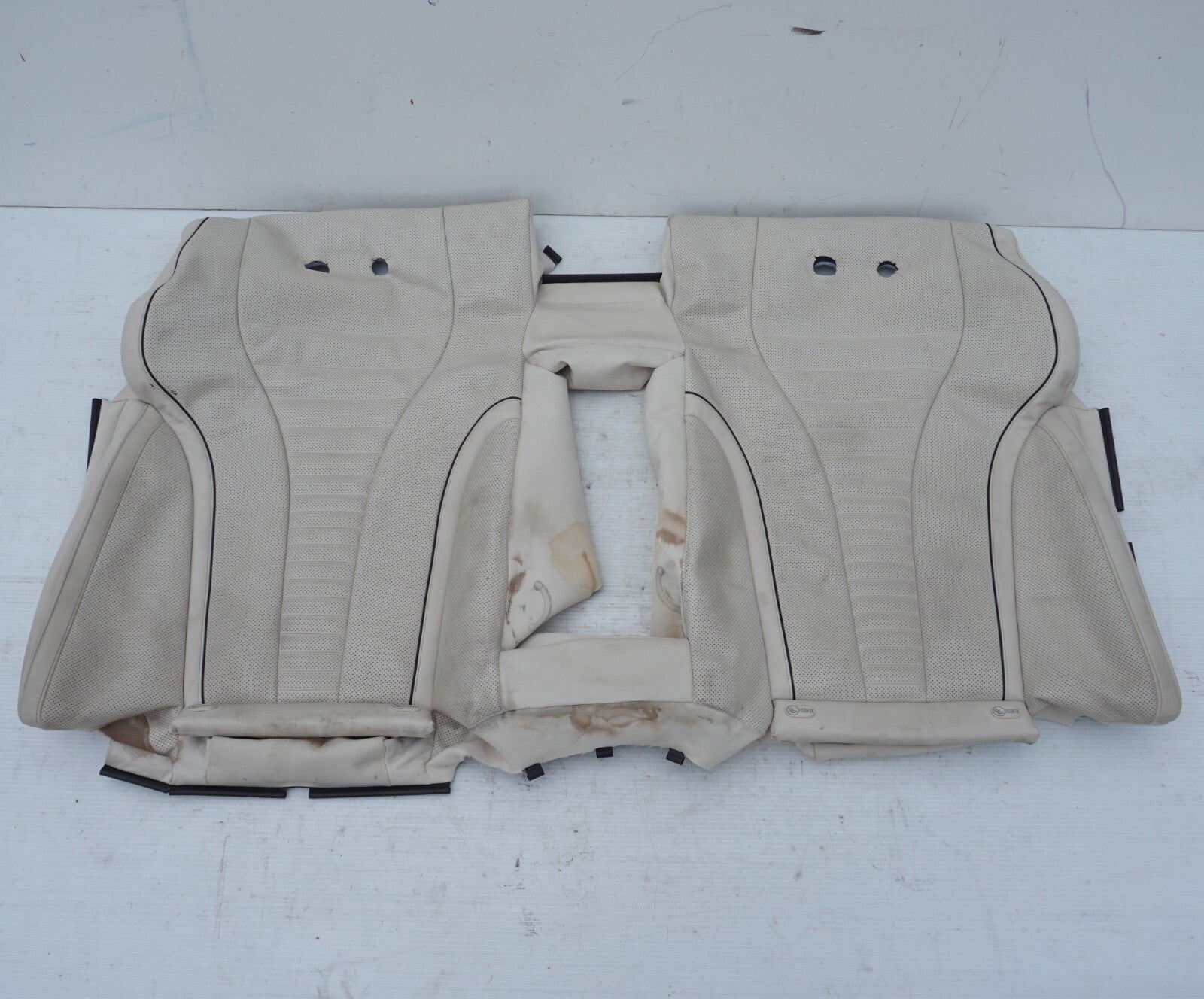 14 - 17 Mercedes S550 W222 Rear Seat Back Top Cushion Cover OEM