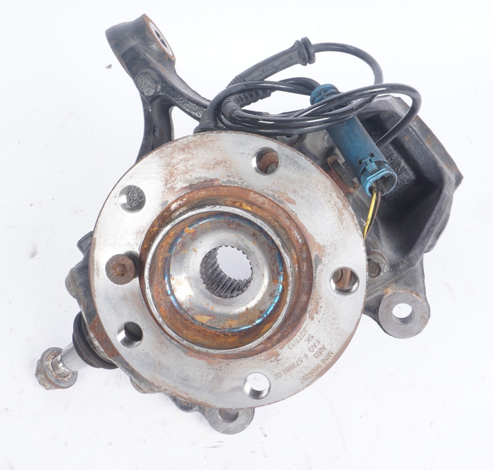 11-16 Mini Cooper Countryman Front Right Passenger Spindle Knuckle Wheel Hub OEM
