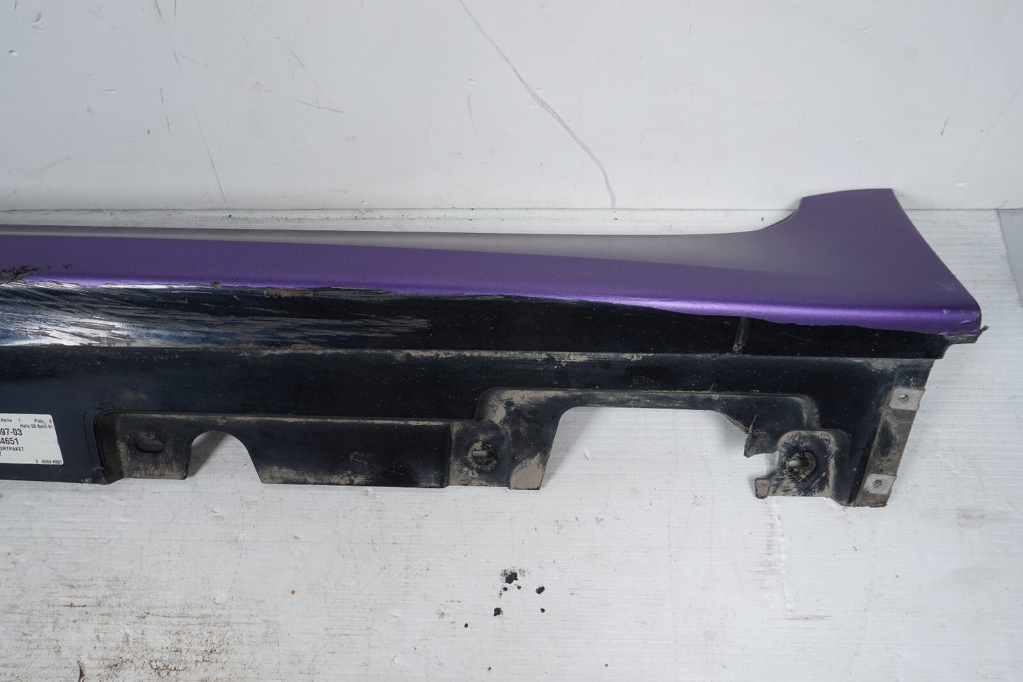 2011-2016 BMW 528i 535i 550i F10 Left Driver Side Skirt Rocker Panel Molding OEM