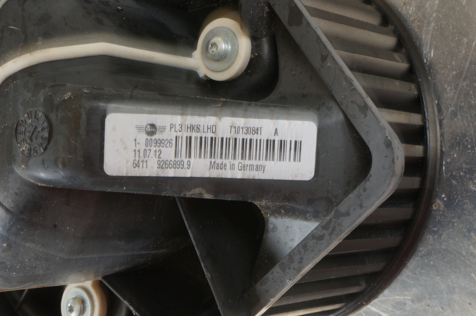 2007 - 2015 MINI COOPER S R57 R56 HVAC AC HEATER BLOWER MOTOR 9266899 OEM
