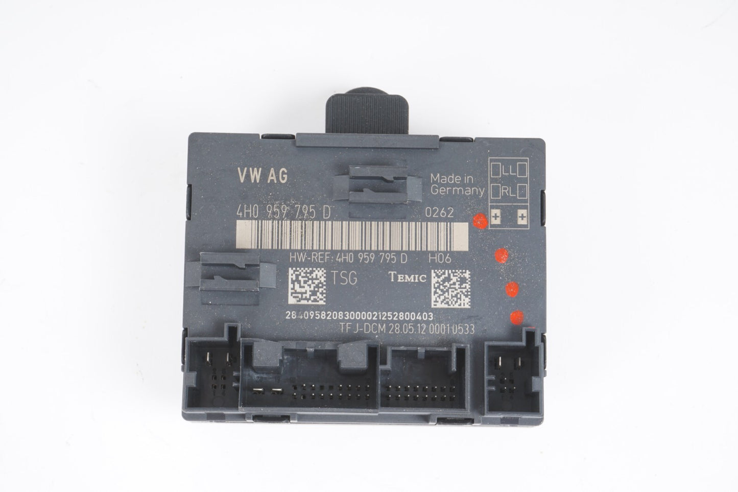 11-17 AUDI A8L REAR RIGHT PASSENGER SIDE DOOR CONTROL MODULE OEM