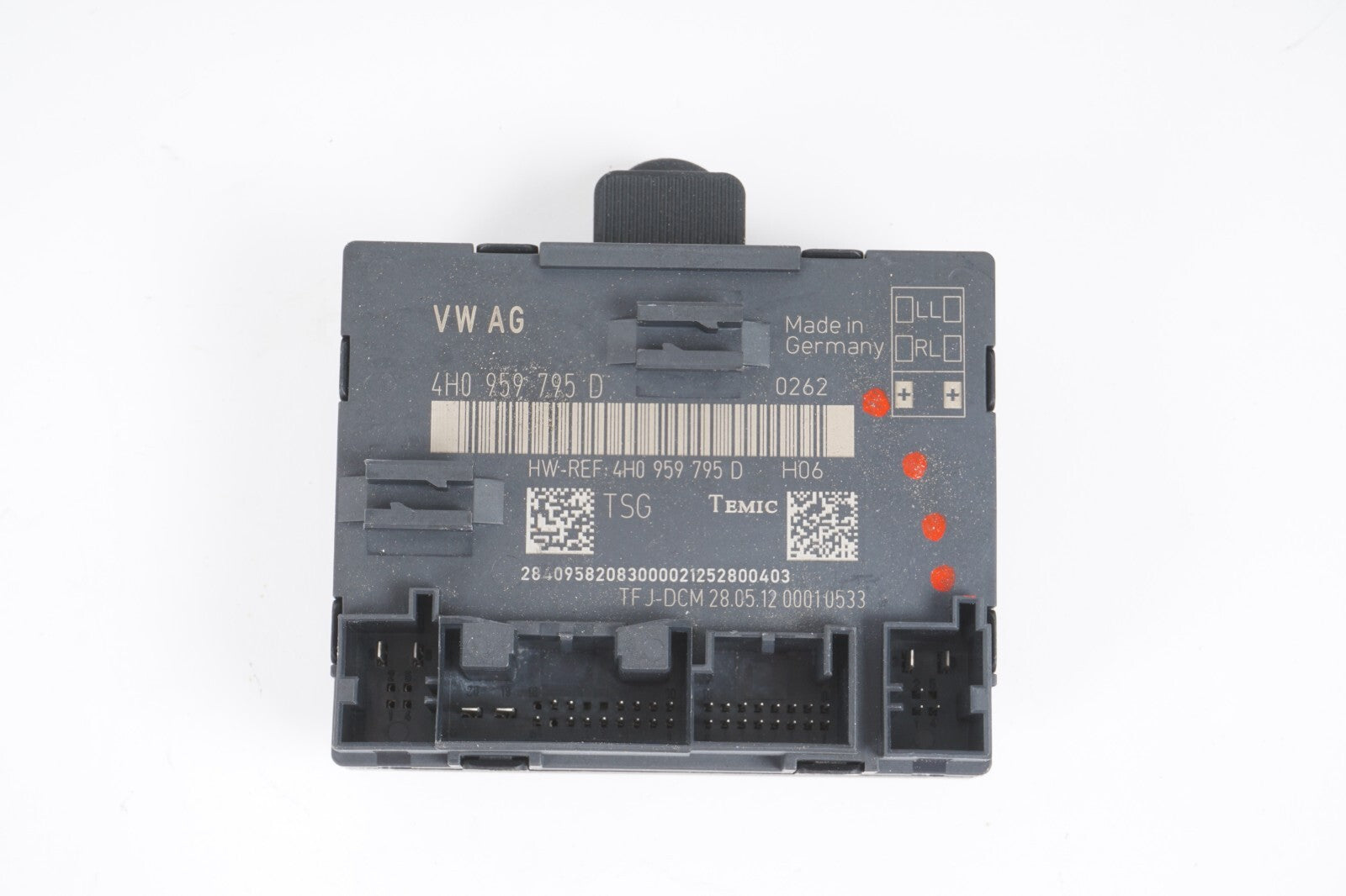 11-17 AUDI A8L REAR RIGHT PASSENGER SIDE DOOR CONTROL MODULE OEM