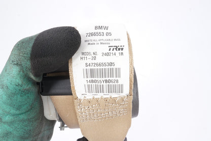 2011 - 2017 Bmw X3 F25 Rear Right Passenger Side Seat Belt Retractor Beige OEM