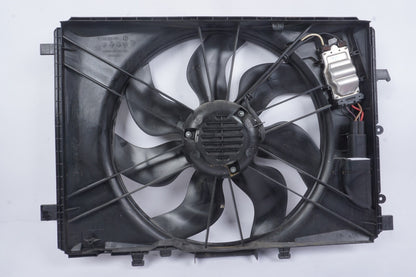 08-18 Mercedes W212 E350 C300 Engine Radiator Cooling Fan Motor Assembly OEM
