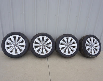 2004 - 2010 AUDI A8 OEM WHEEL RIM 18x8.5 18" SET OF 4 WHEELS AND TIRES