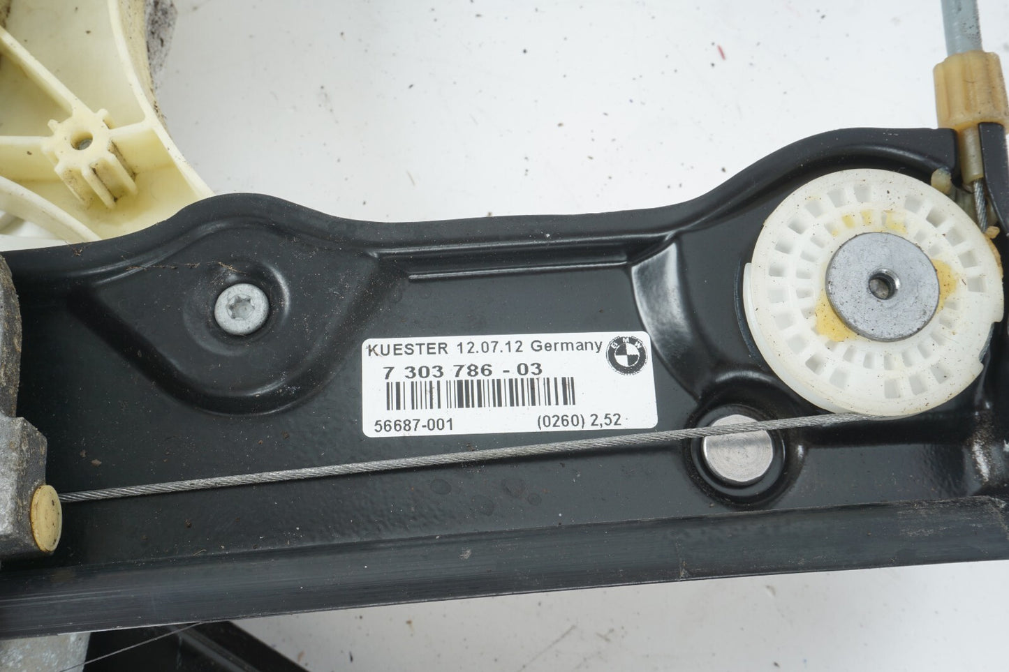2012-2018 BMW 650i 640i COUPE FRONT RIGHT PASSENGER WINDOW REGULATOR & MOTOR OEM