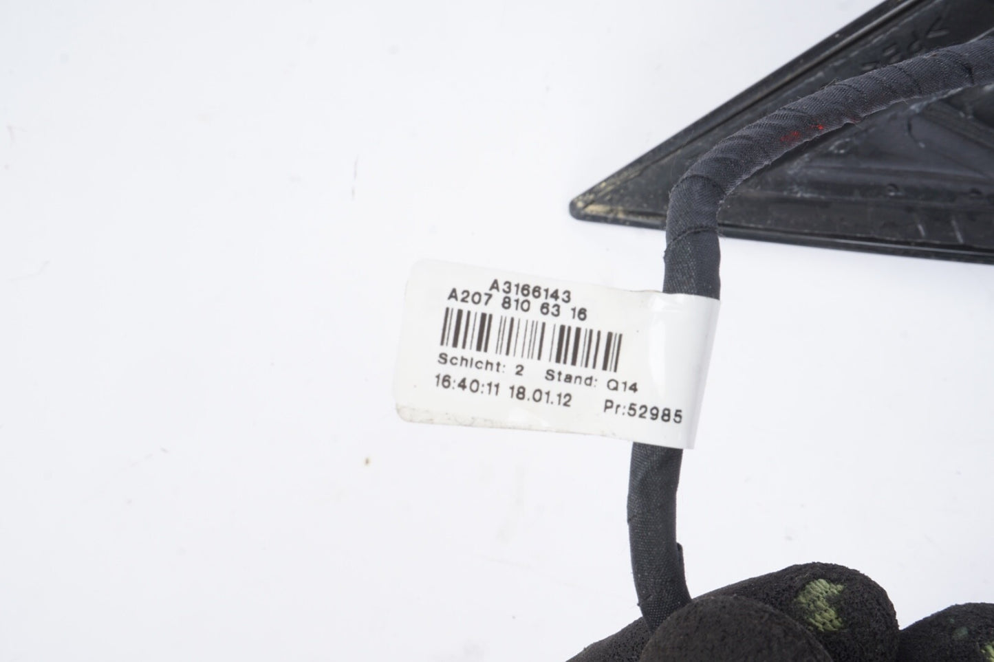 10-17 Mercedes W207 E350 E400 E550 Front Left Side Mirror Door Rear View Black