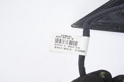 10-17 Mercedes W207 E350 E400 E550 Front Left Side Mirror Door Rear View Black