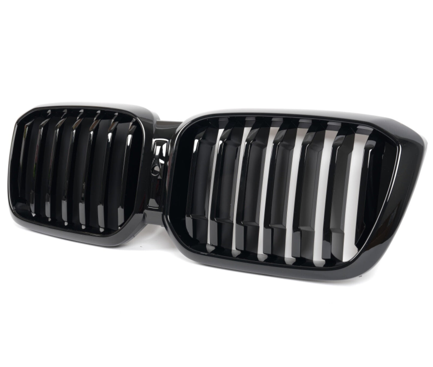 For 2021 - 2024 BMW IX3 X3 X4 G01 G02 G08 Gloss Black Front Kidney Grill Grille