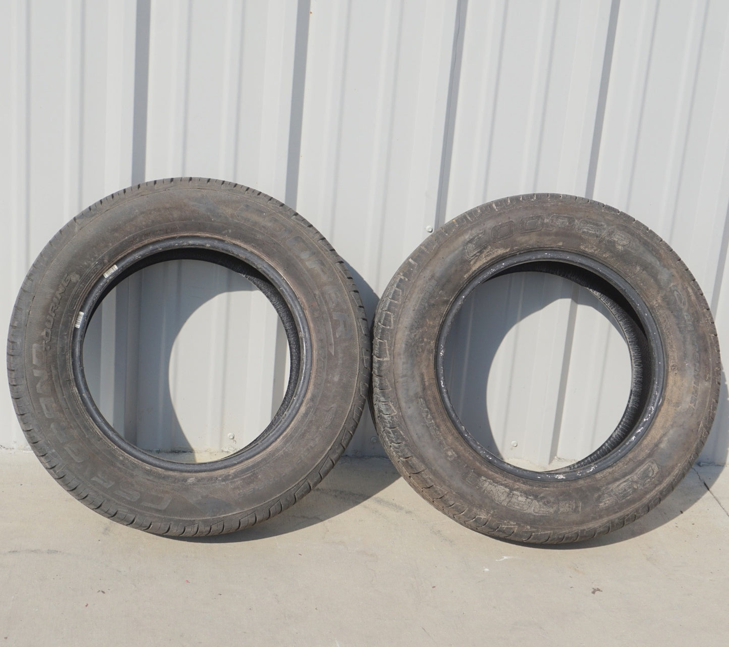 2x Used 225/50 R18 Cooper CS5 Grand Touring Tires 9.5mm Tread 225/60/16