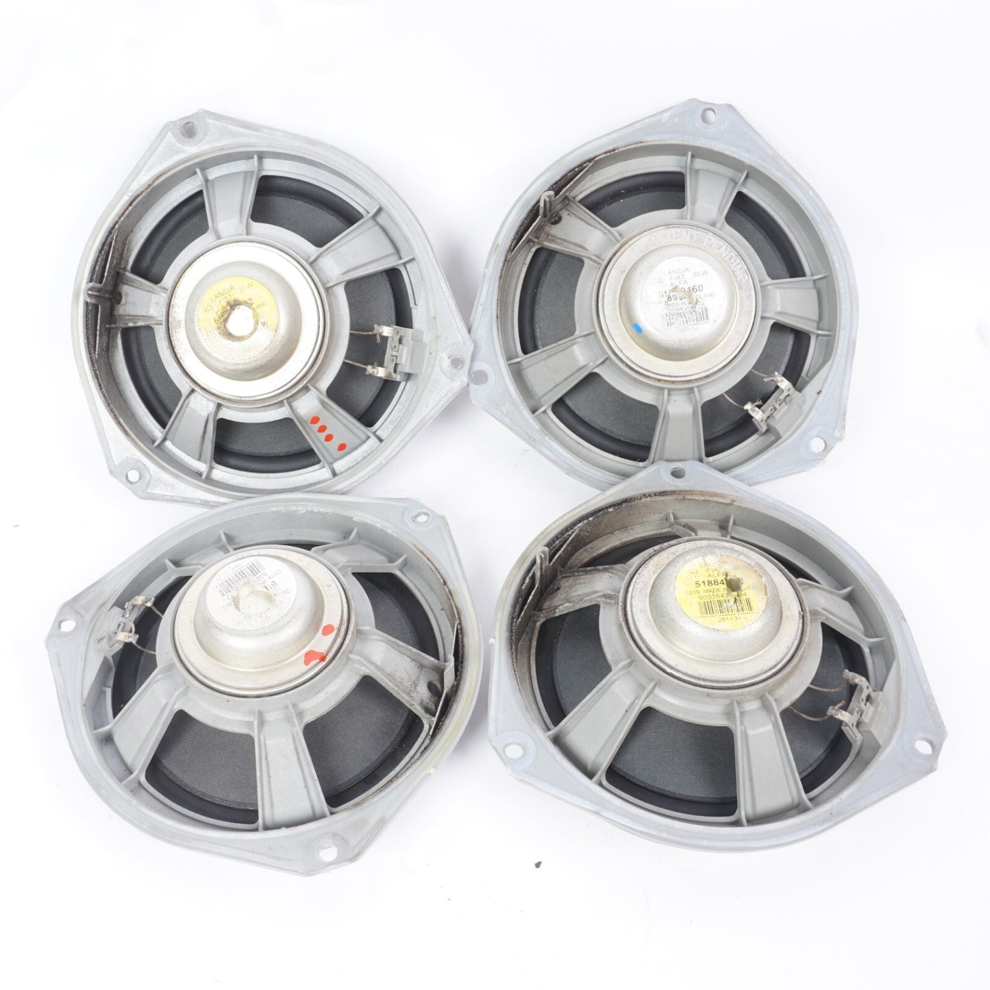 2014 - 2017 Fiat 500L Audio Speaker Tweeter 4Pcs OEM