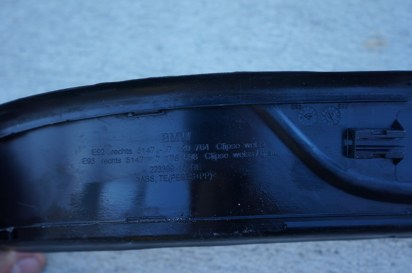 2007-2013 BMW 328 335 FRONT PASSENGER SIDE DOOR SILL COVER PANEL TRIM COUPE CONV