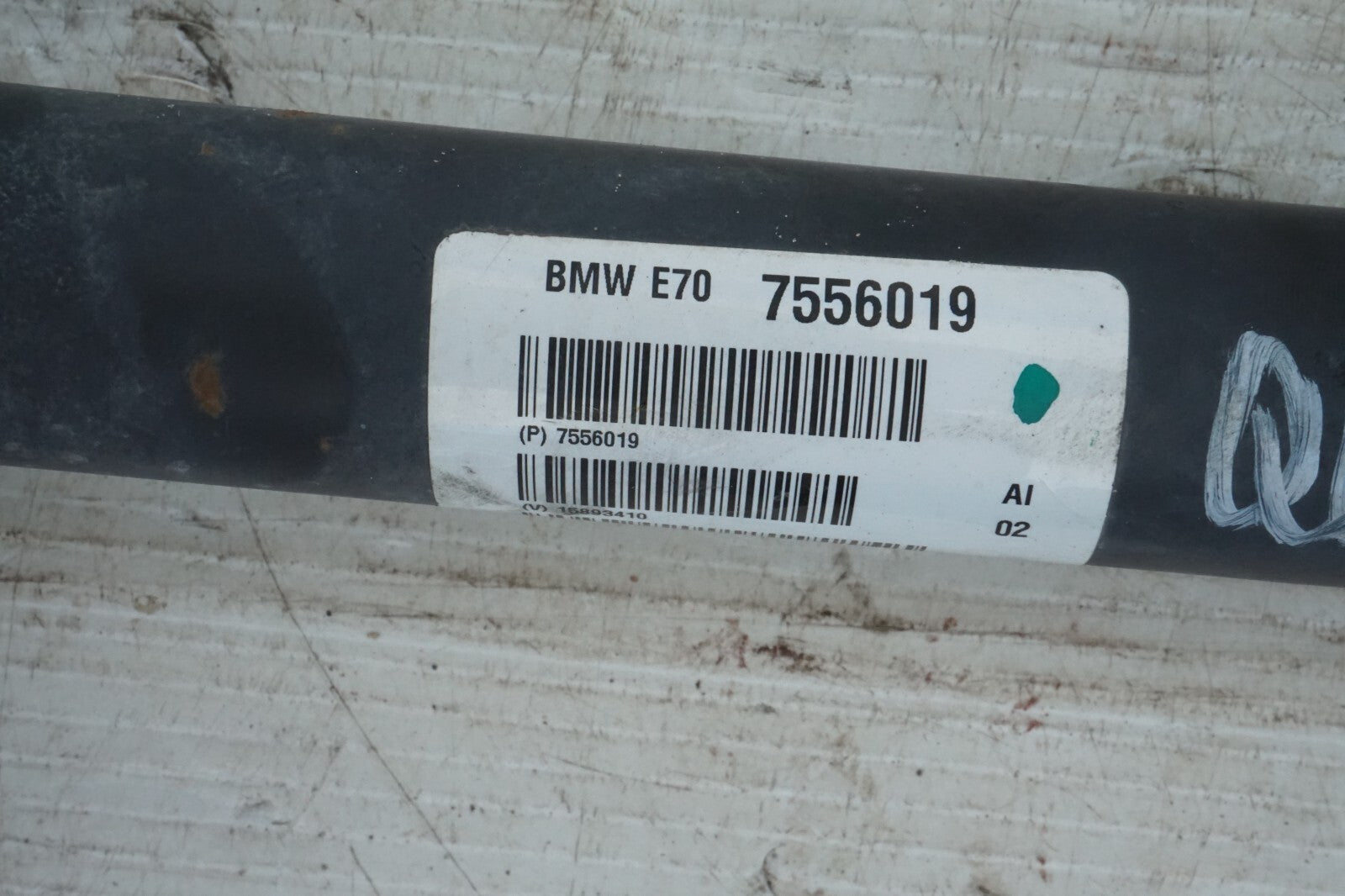 2008 - 2010 BMW X5 X6 xDrive35I FRONT DRIVESHAFT DRIVE SHAFT 7556019 OEM