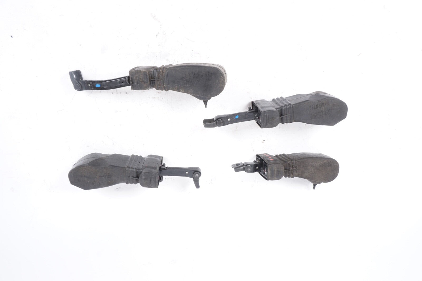 2011-2018 AUDI A8 FRO REAR LEFT RIGHT SIDE DOOR CHECK STRAP STOPPER OEM SET OF 4