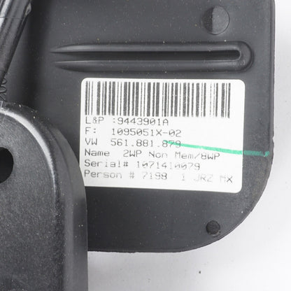 2012 - 2022 Volkswagen Passat Front Right Seat Adjuster Lumbar Support OEM