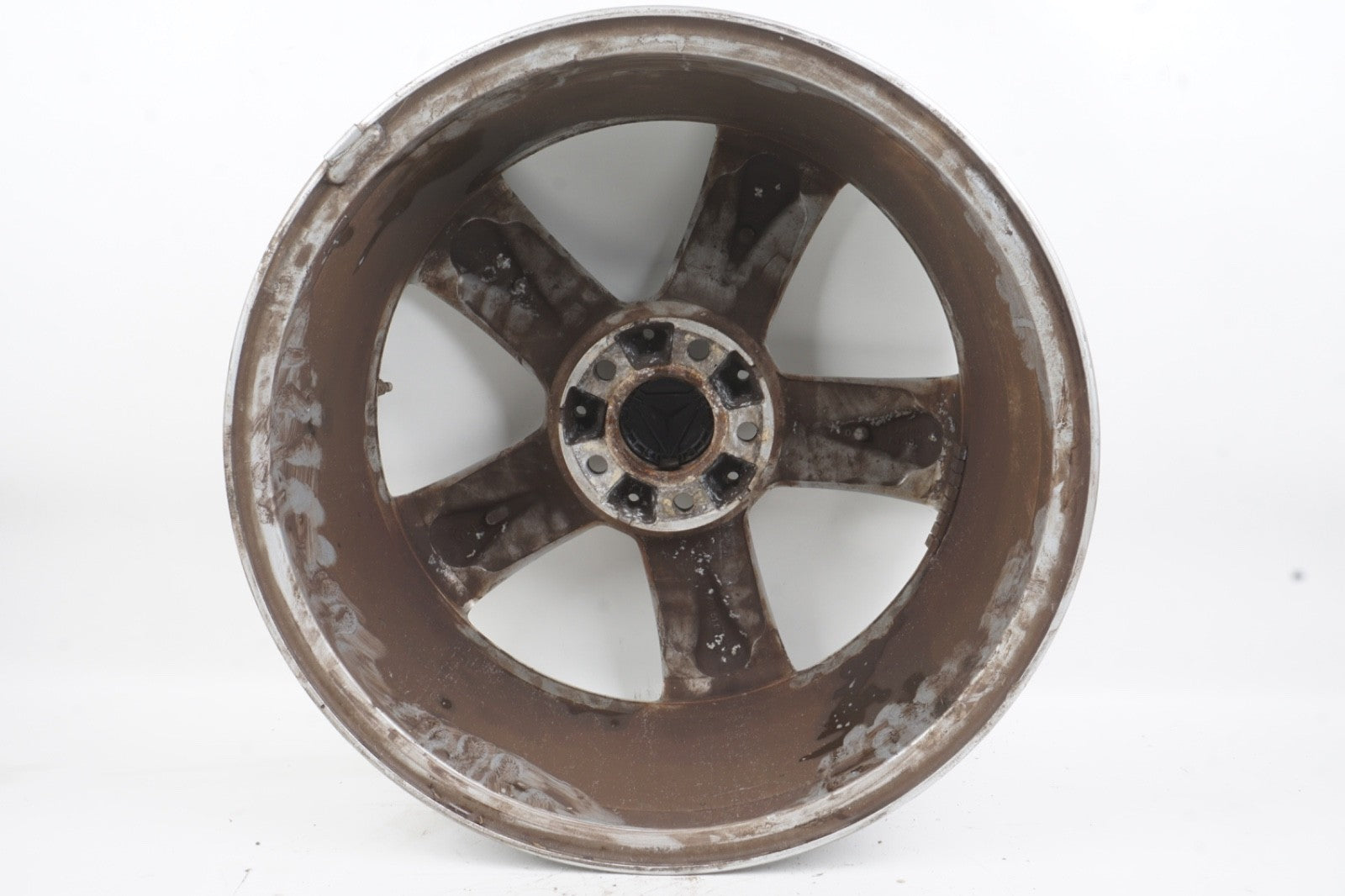 2010 - 2013 Mercedes W221 S550 8.5 x 18 18" 5 spoke wheel rim silver