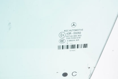 10-17 Mercedes W207 E350 Coupe Front Left Driver Door Window Glass OEM