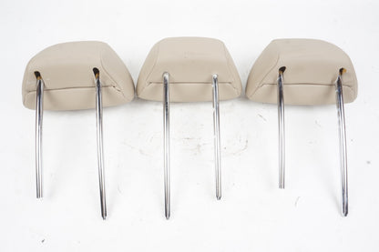 2008 - 2014 MERCEDES BENZ C250 C300 C350 TAN REAR SEAT HEADREST SET OEM