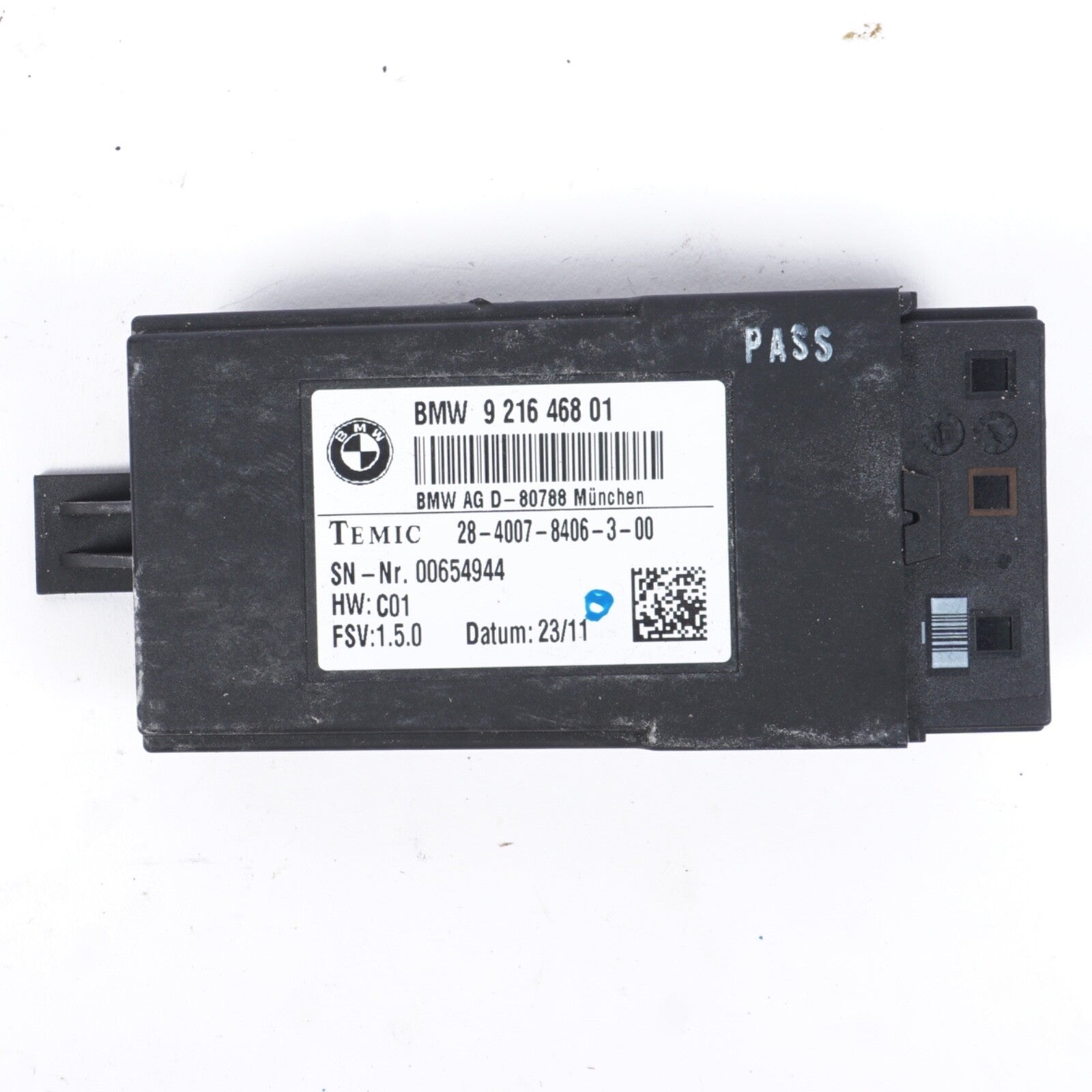 2009 - 2018 BMW 740i 750i 760i FRONT OR REAR SEAT CONTROL MODULE 9216468 OEM