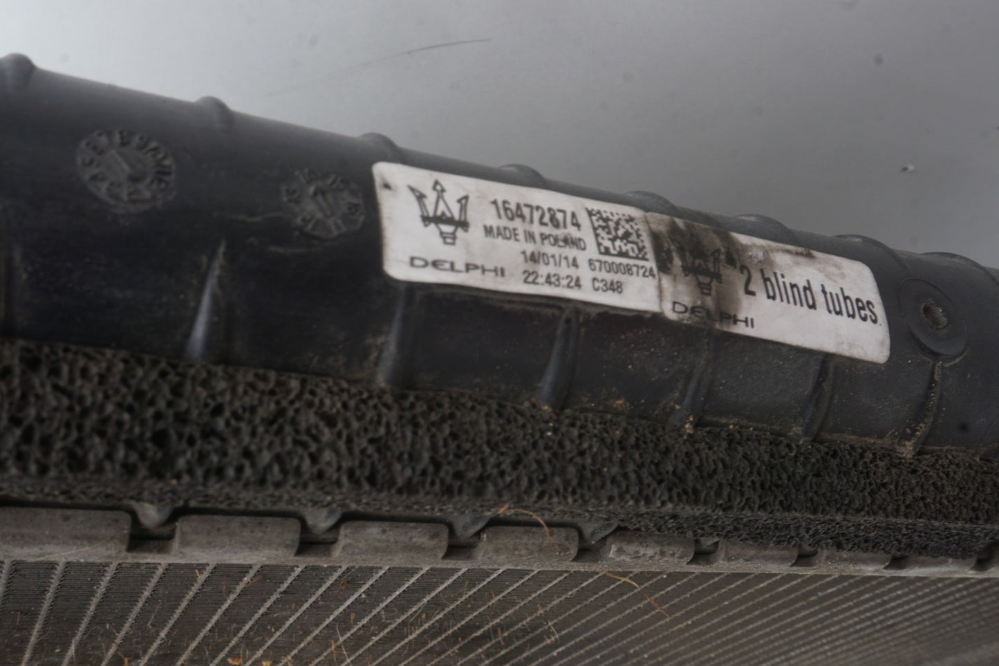 2014 - 2019 MASERATI GHIBLI M157 ENGINE COOLING RADIATOR 16472874 OEM