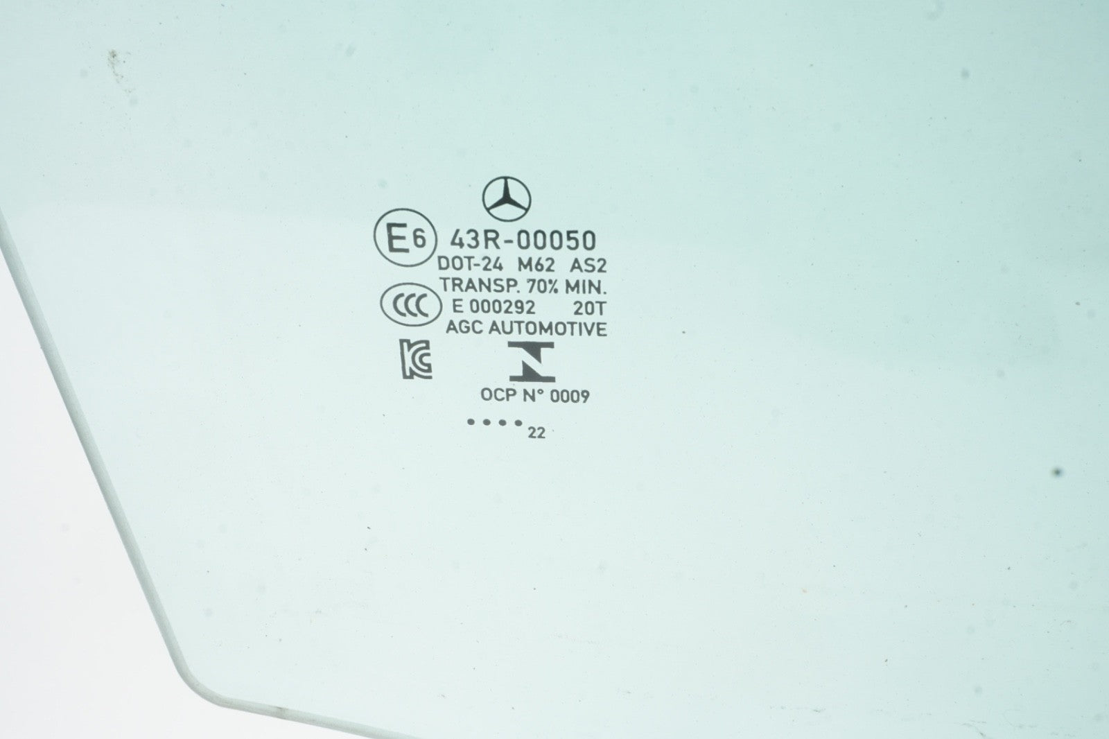 2022 - 2024 MERCEDES EQB350 FRONT RIGHT PASSENGER SIDE DOOR WINDOW GLASS OEM
