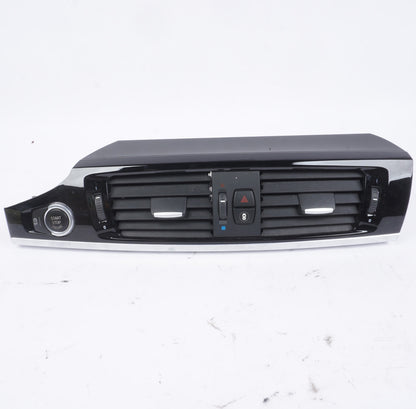 2011 - 2017 BMW X3 Center Dash Air Vent Grille w/ Engine Start Stop Switch OEM