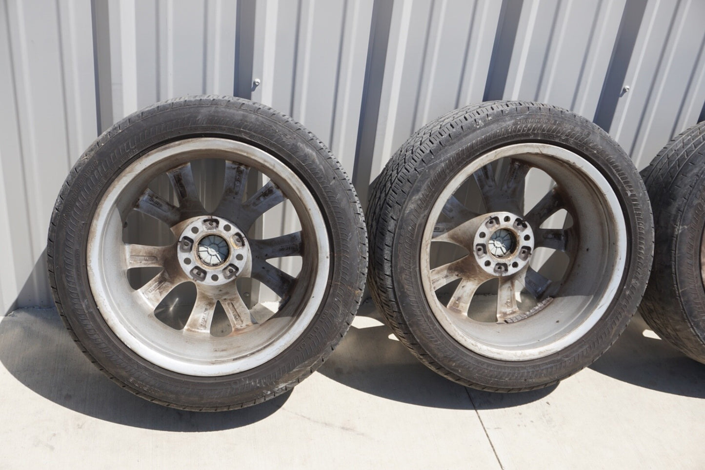 06-10 BMW 650i Wheels Wheel 18x8 Alloy 5 Double V Spoke Fits 599166 Set of 4