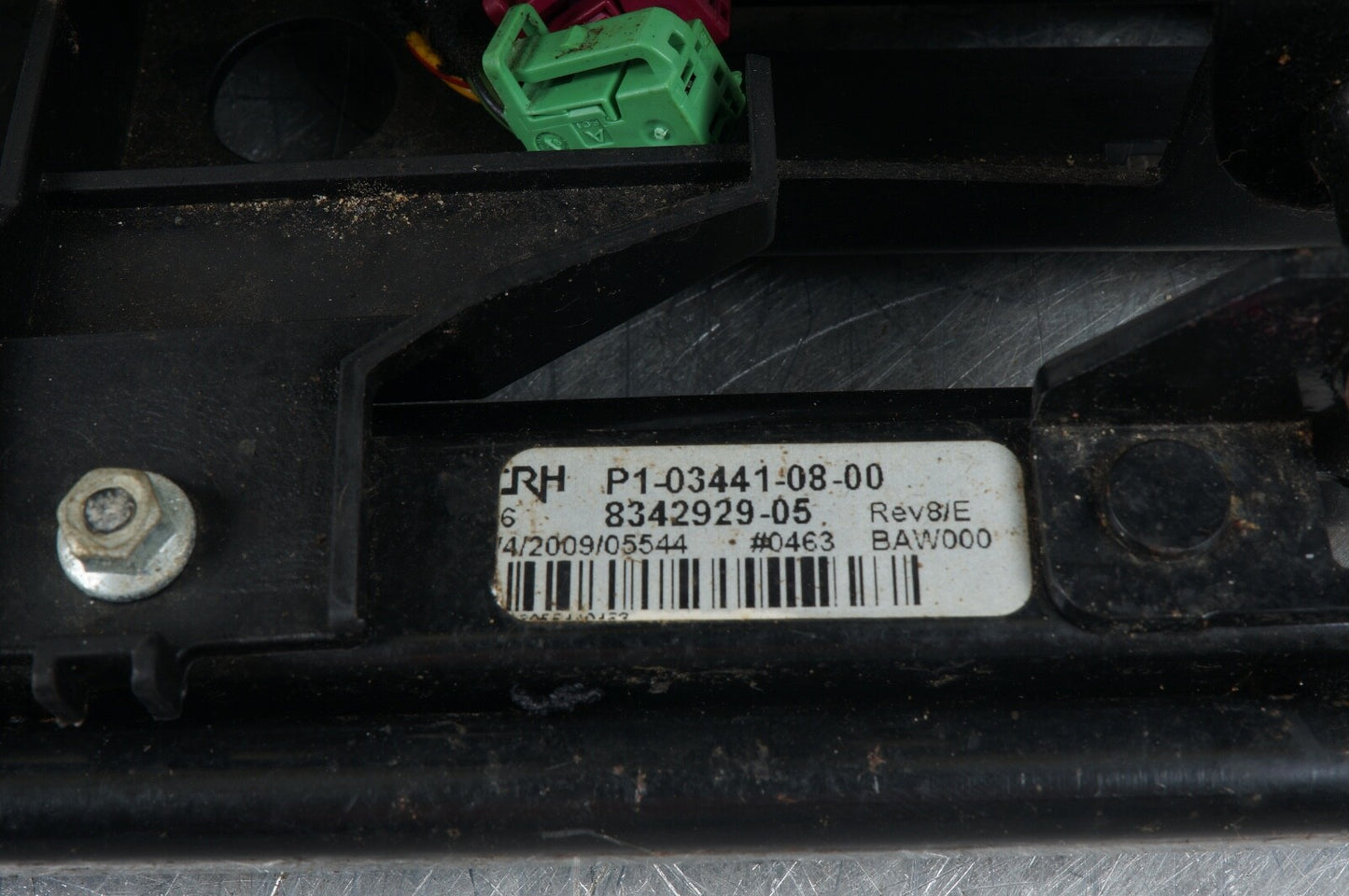 2007-2013 BMW X5 I35 FRONT RIGHT PASSENGER SIDE SEAT FRAME RAIL TRACK MOTOR OEM