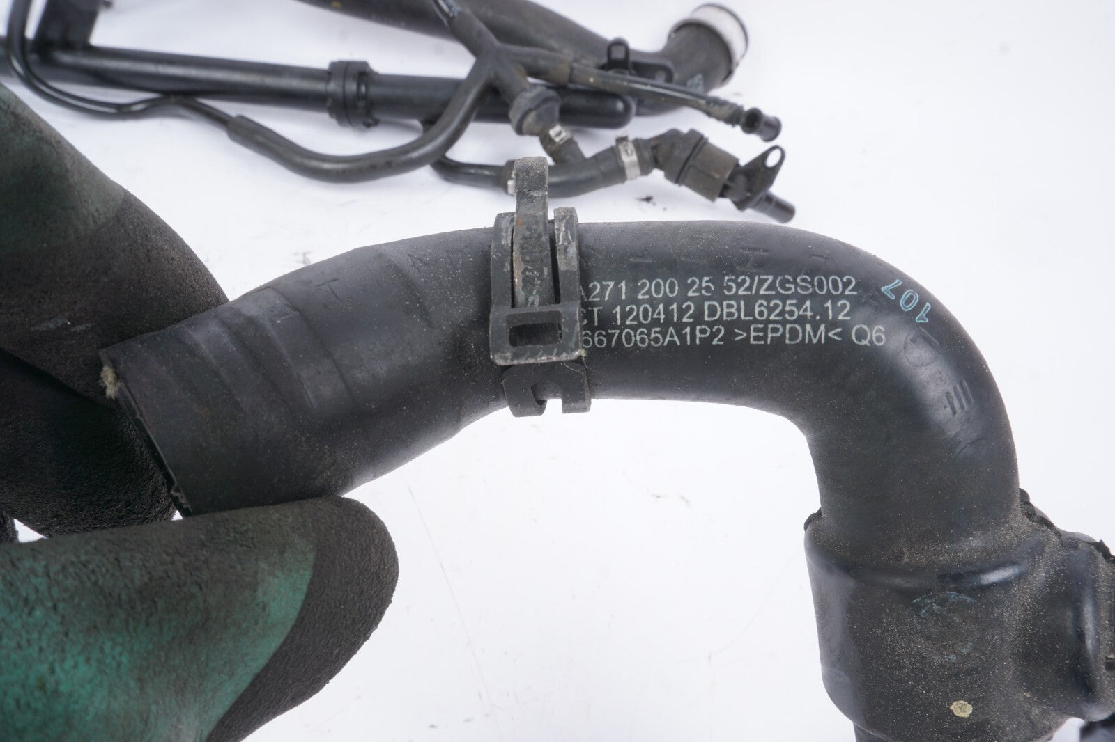 12-14 Mercedes W204 C250 Coolant Hose Line Pipe OEM
