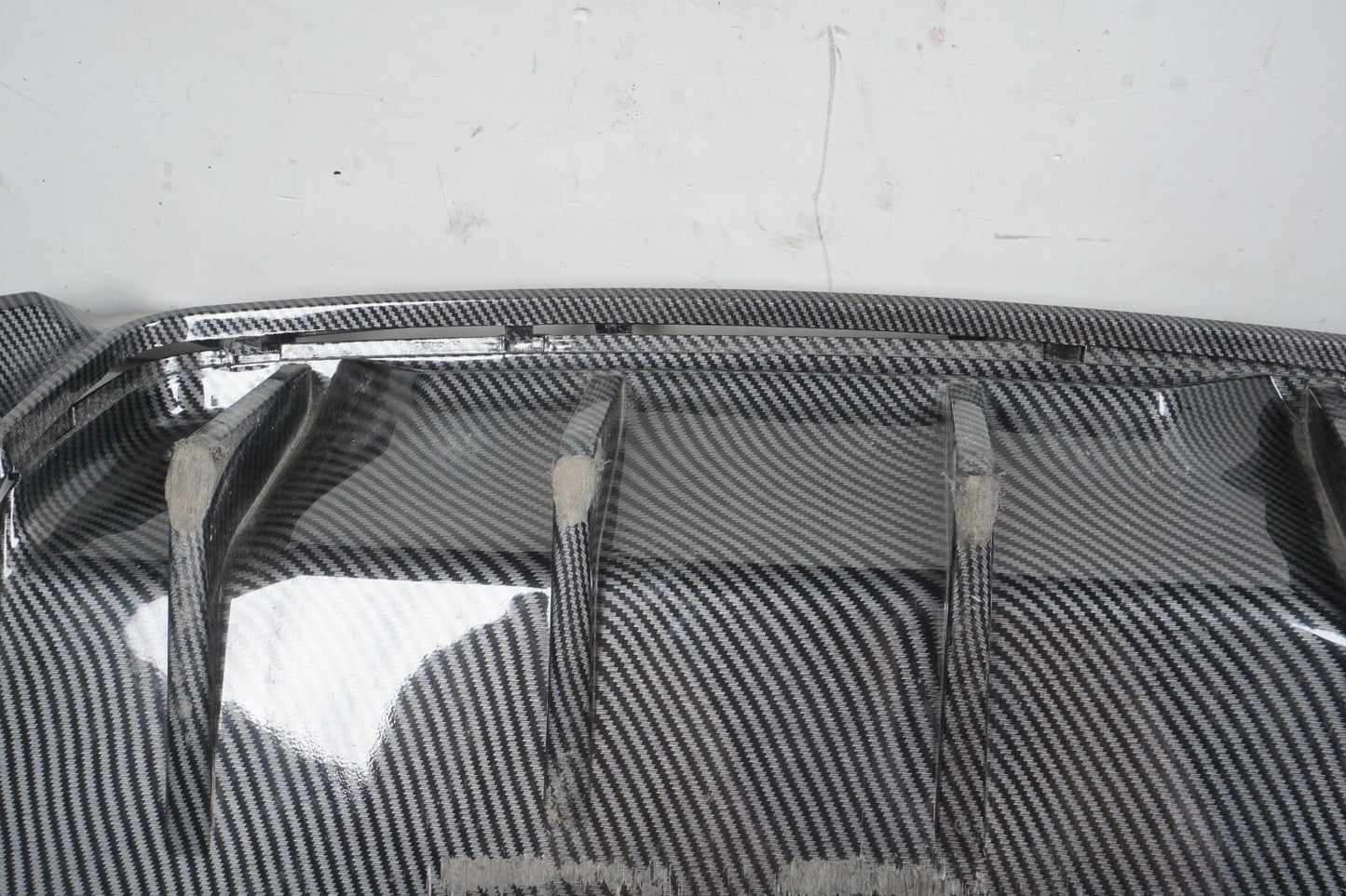 2011-2013 BMW 550i F10 Rear Bumper Lower Valance Spoiler Carbon OEM