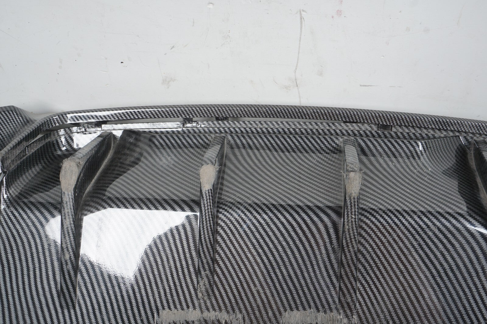 2011-2013 BMW 550i F10 Rear Bumper Lower Valance Spoiler Carbon OEM