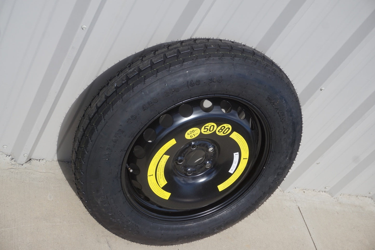 2013 - 2019 Mercedes GL450 Emergency Spare Tire Wheel Donut Rim T165/90 D19 OEM