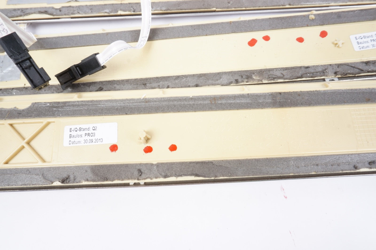 2014 - 20 Mercedes W222 S550 S600 Front & Rear Illuminated Door Step Sill Panel