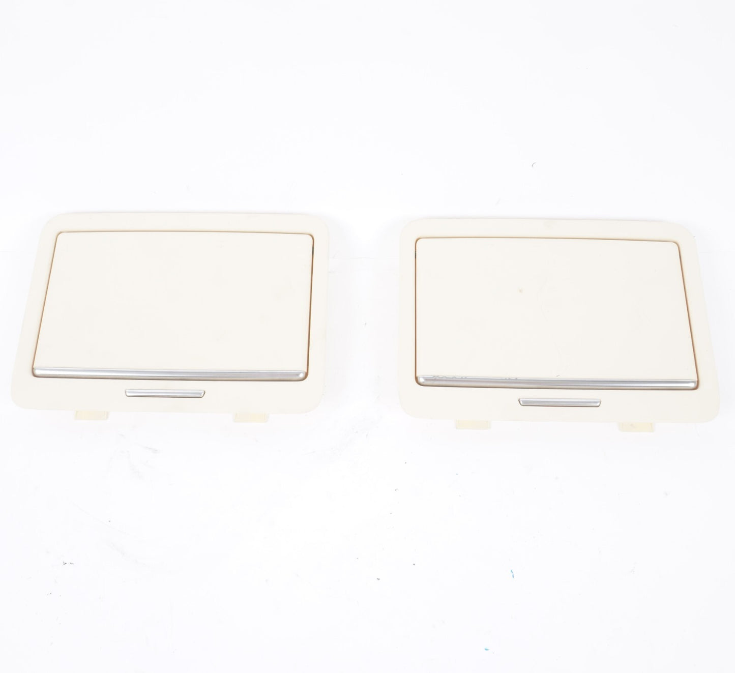 12-17 AUDI A8L Vanity Makeup Mirror Set Of 2 4H4858563A OEM