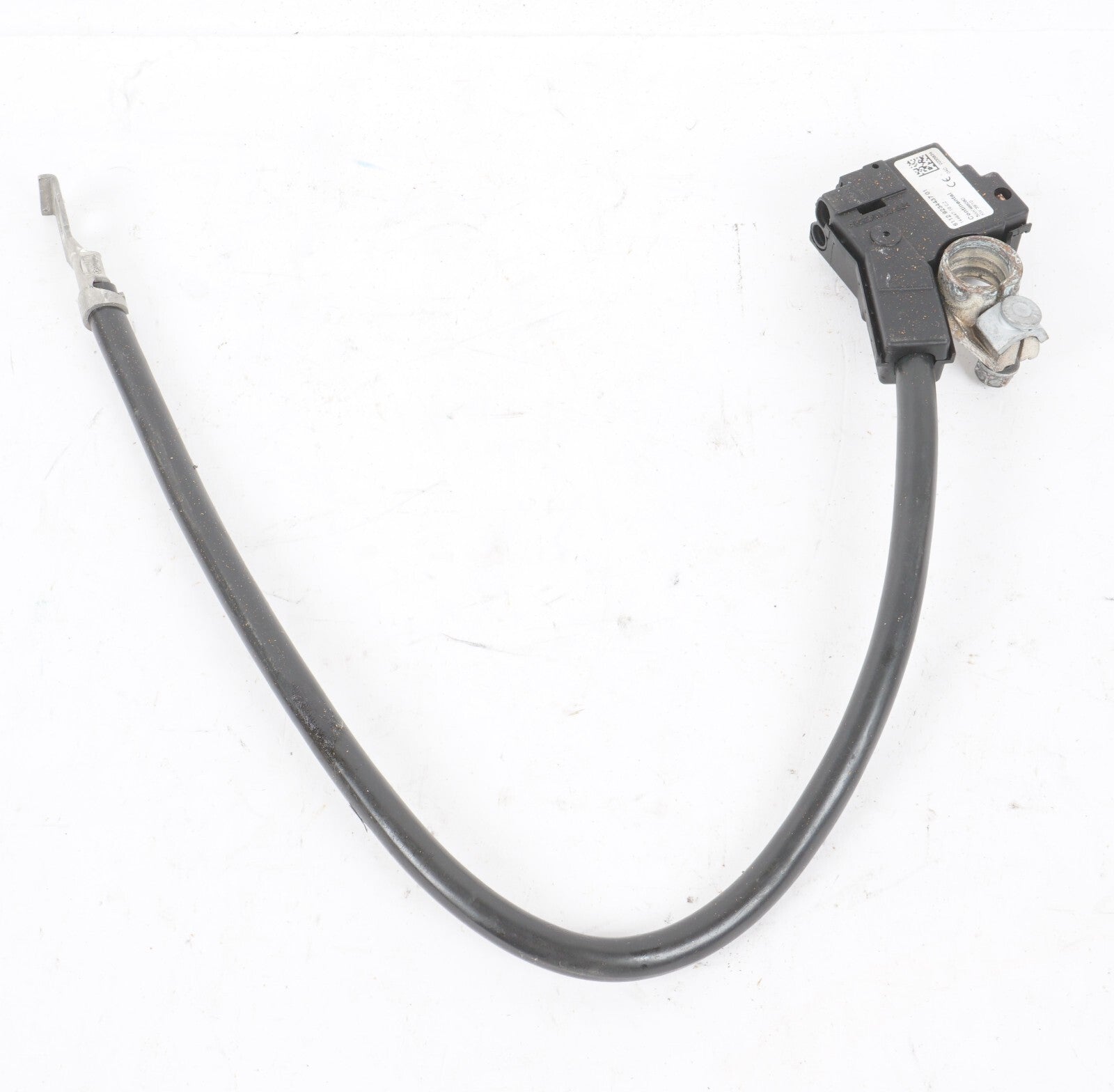 2010-2017 BMW 550I GT F07 TRUNK NEGATIVE BATTERY CABLE TERMINAL   OEM