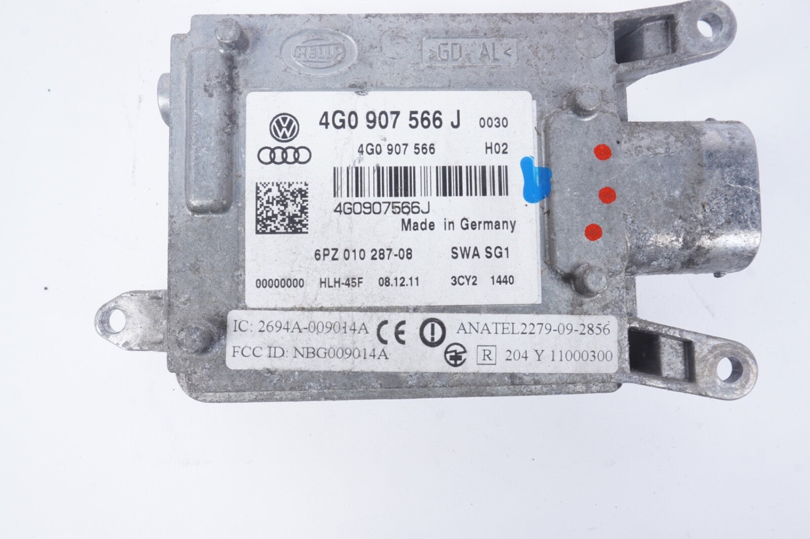 2013-2018 Audi A6 A7 RS6 RS7 Left Lane Change Assist Module 4G0907568J USED OEM
