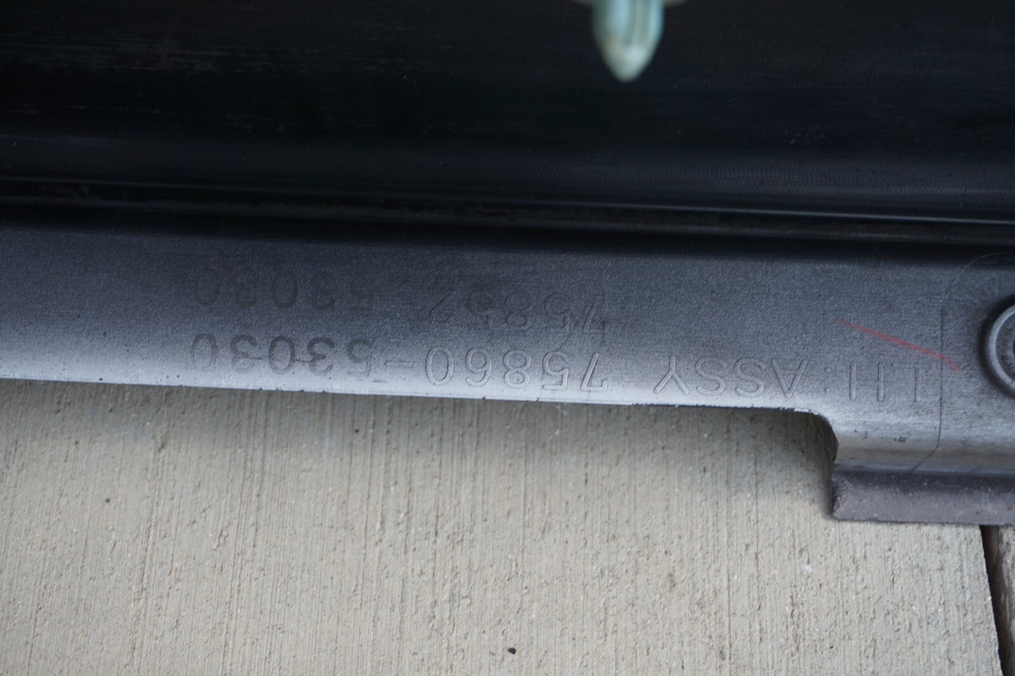 2010 - 2015 Lexus IS250 IS350 Convertible Left Side Rocker Panel Molding OEM