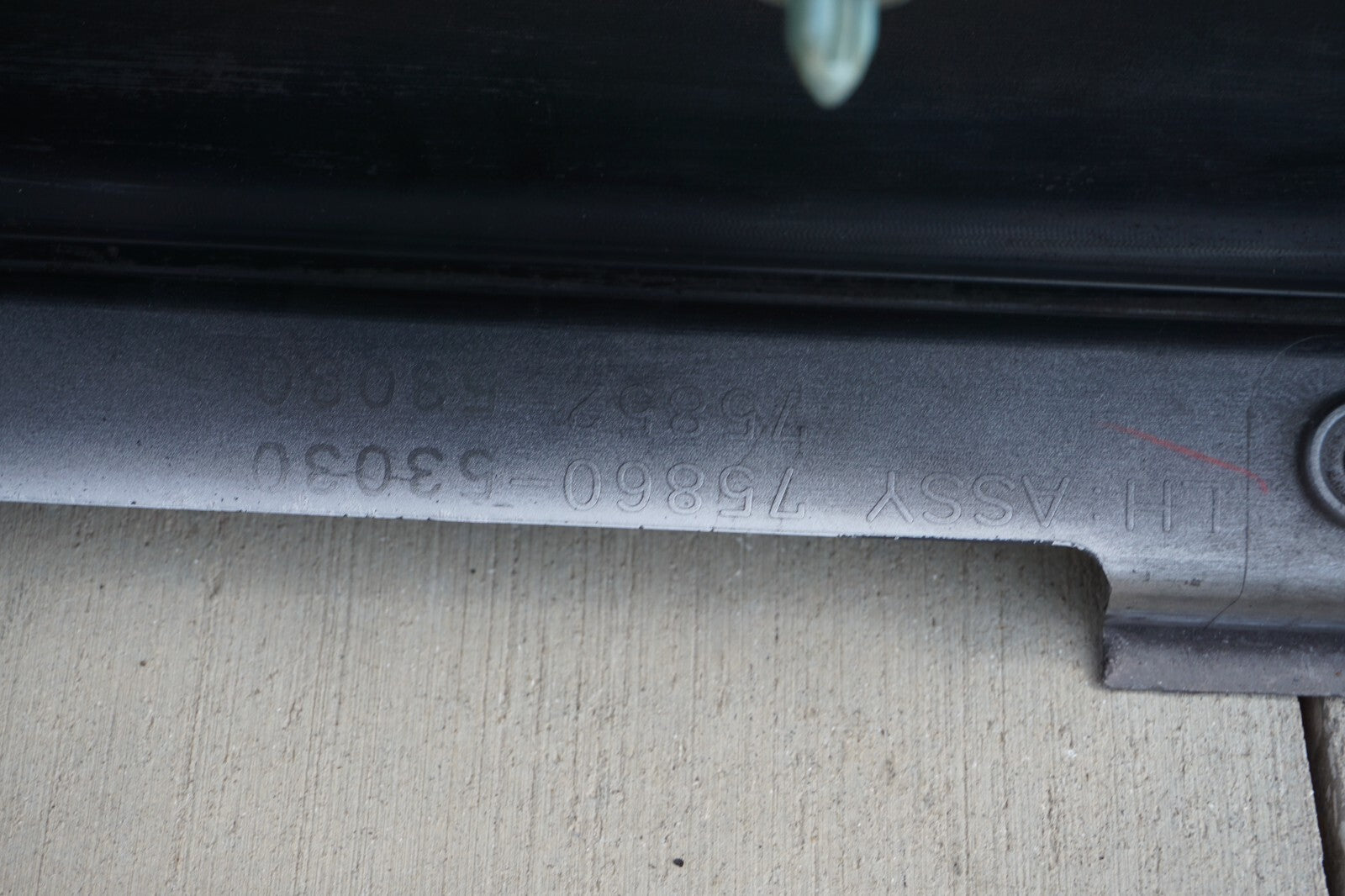 2010 - 2015 Lexus IS250 IS350 Convertible Left Side Rocker Panel Molding OEM