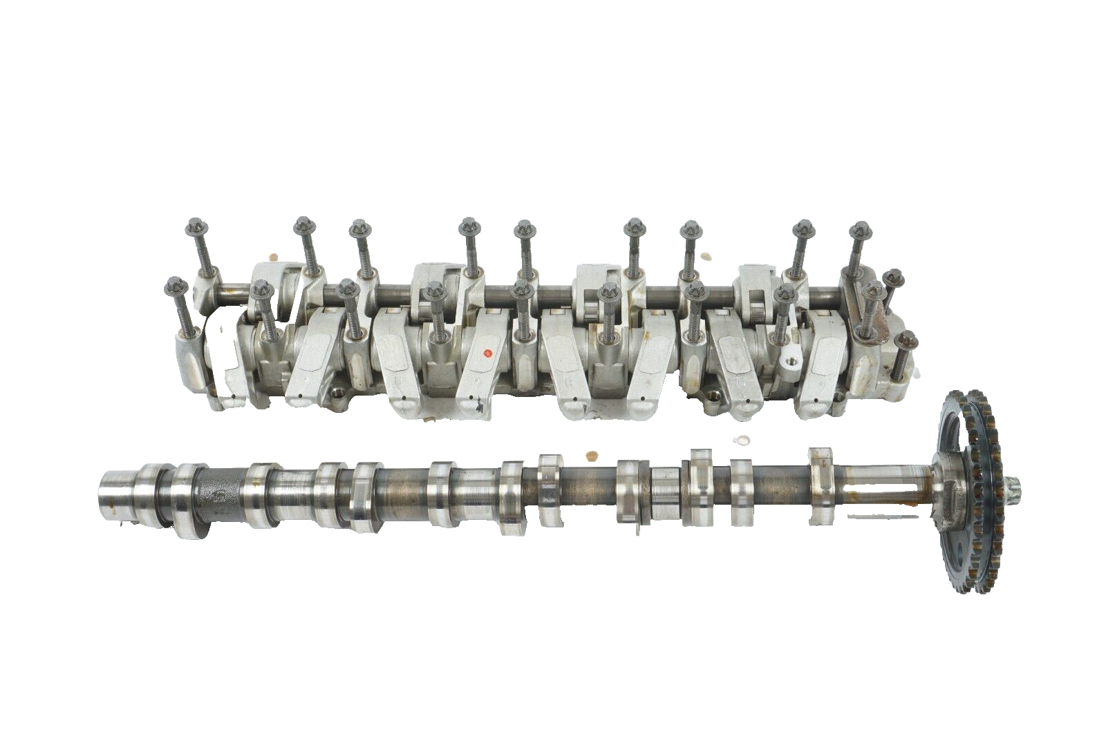 03 - 06 Mercedes R230 SL500 Left Driver Side Engine Camshaft & Rocker Arm OEM