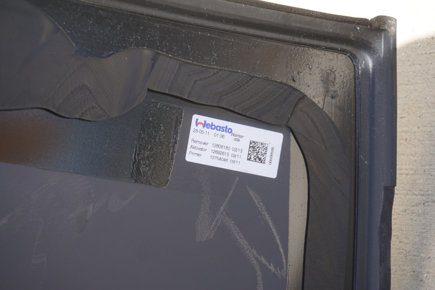 07-13 Mercedes W221 S550 S63 AMG S600 Rear Pano Panoramic Roof Glass OEM