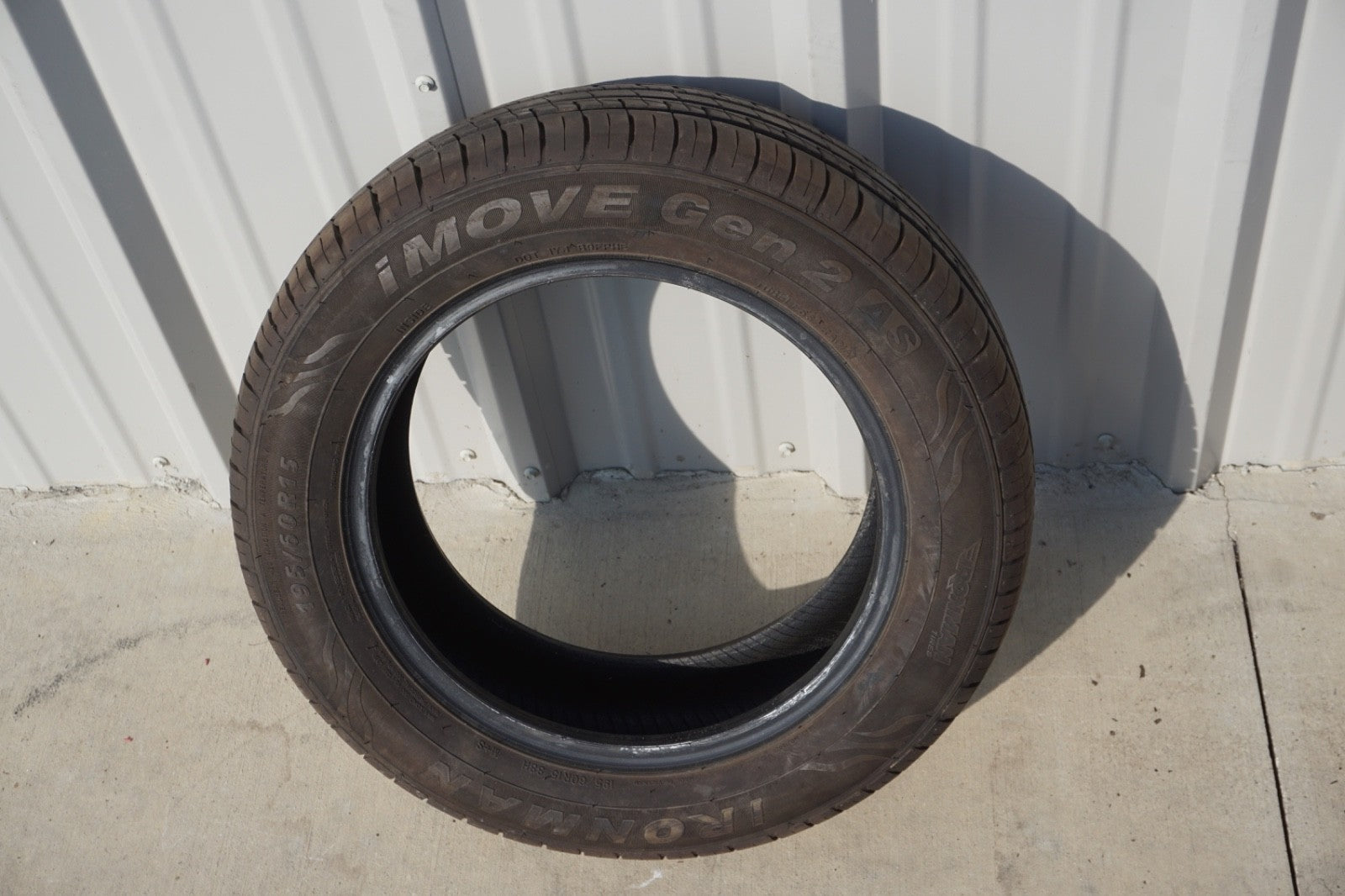 Used 195/60R15 Ironman IMove Gen 3 AS 88H - USED -9.5MM Tread