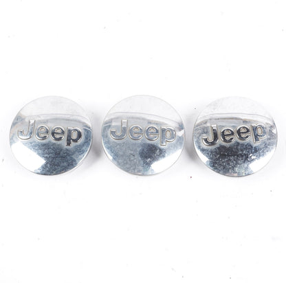 2009 - 2023 Jeep Compass Chrome Center Caps 2.5"