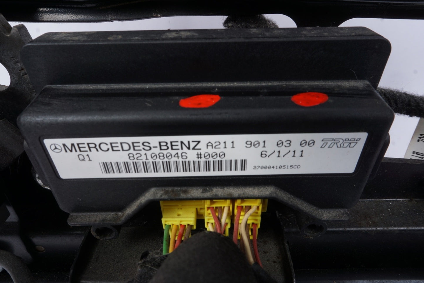 07-11 Mercedes GL450 ML350 Front Right Side Seat Motor Rail OEM